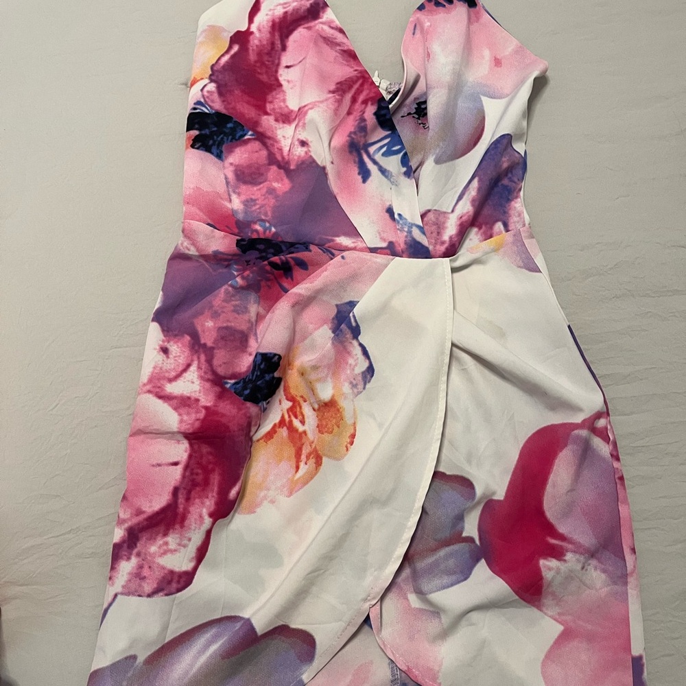 Floral Wrap Dress